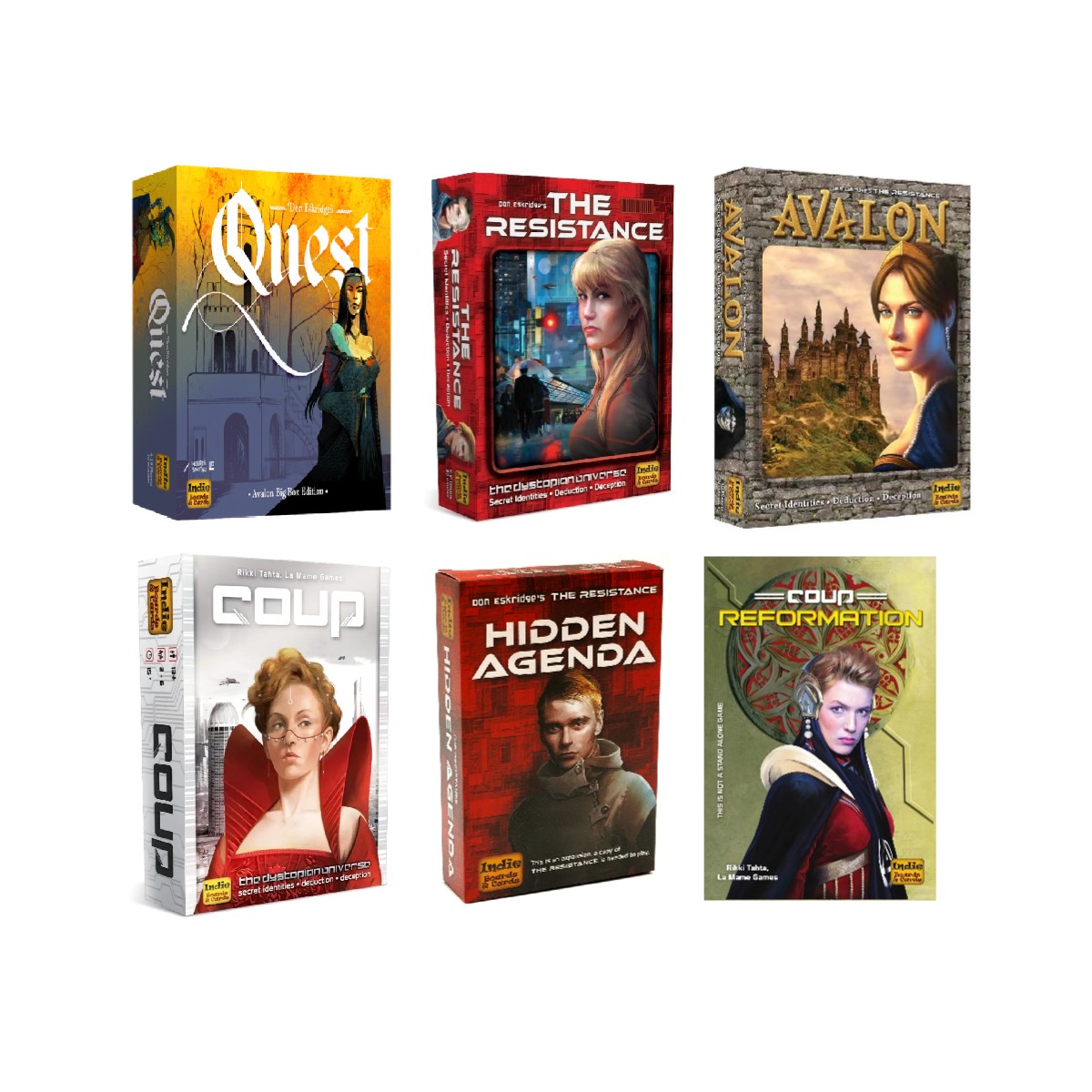Board Game Avalon - Indie Boards en kaarten | De