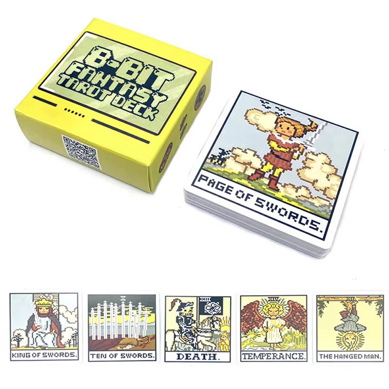 Board Game Life - 8-bits Fantasy Tarot Deck Card Profetie