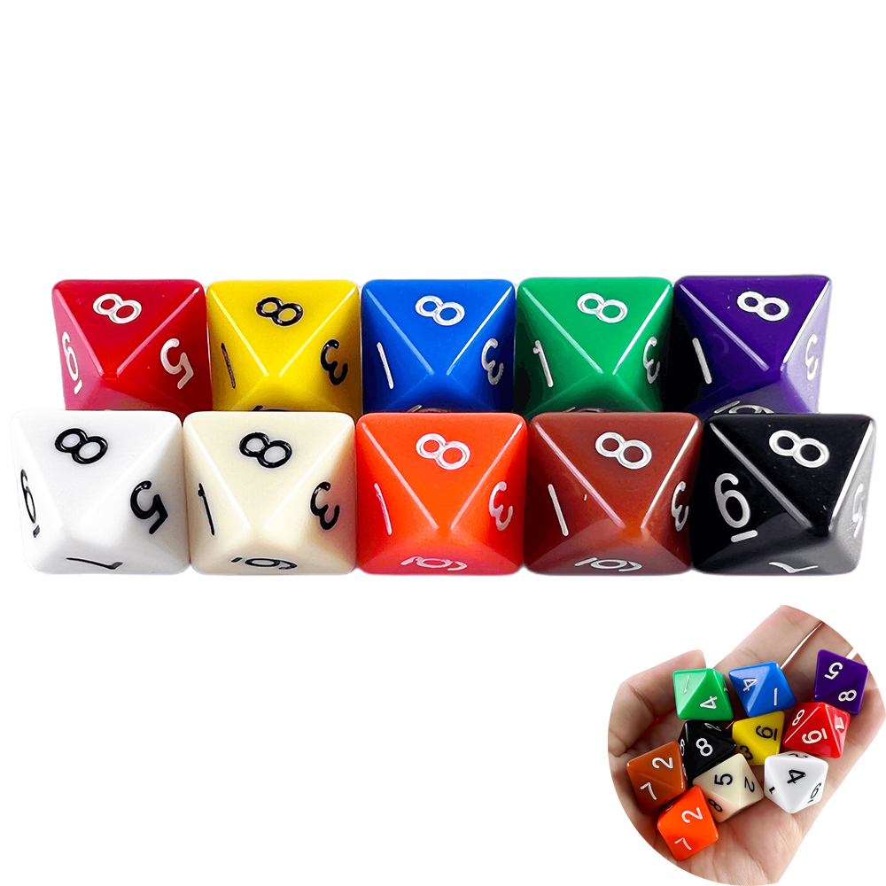 Board Game Digital - D8 Polyhedrale Dobbelstenen 15.5mm TRPG DND