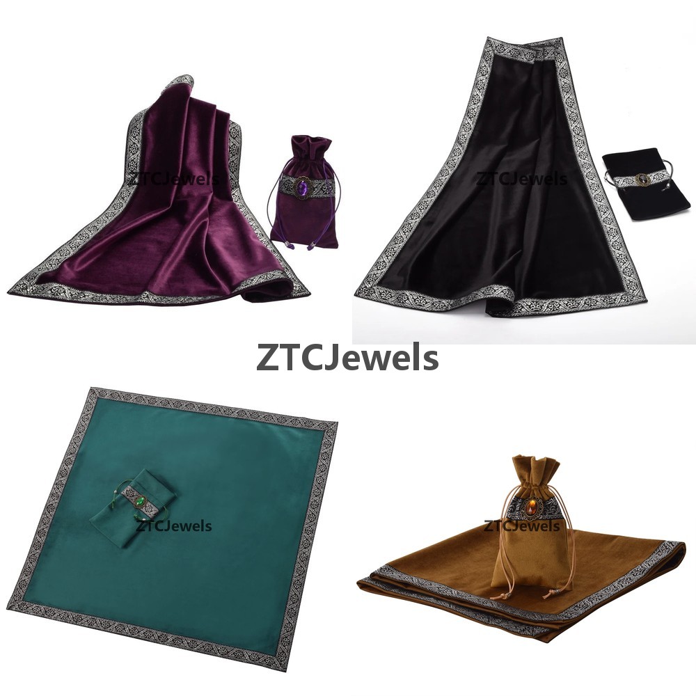 Board Game Is - Fluwelen Tarot-tafelkleed met tas Wicca Divination