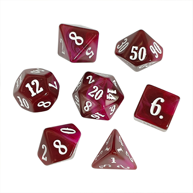 Board Game Digital - Acrylkleurige dobbelstenenset voor spellen, digitale dobbelstenen,