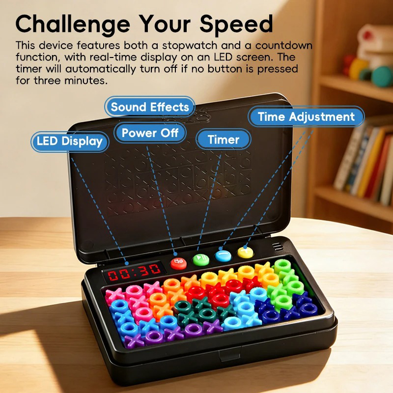 KNYYSECQ Smart XO-puzzel Kinde - Board Game Anak recensie en prijs