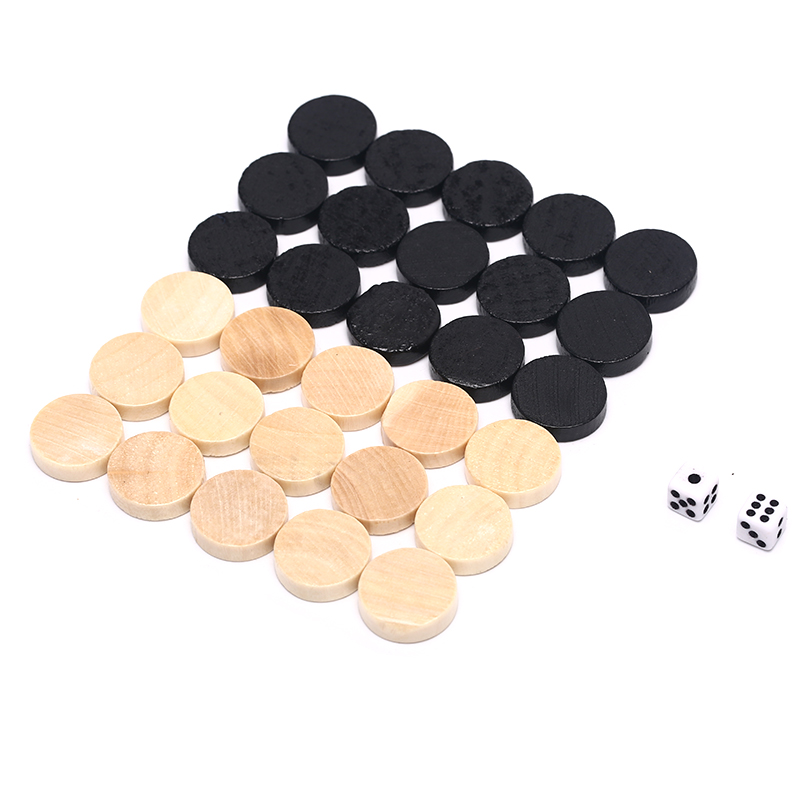30Pcs Houten Dammen Dammen Bac - Board Game Zenith recensie en prijs
