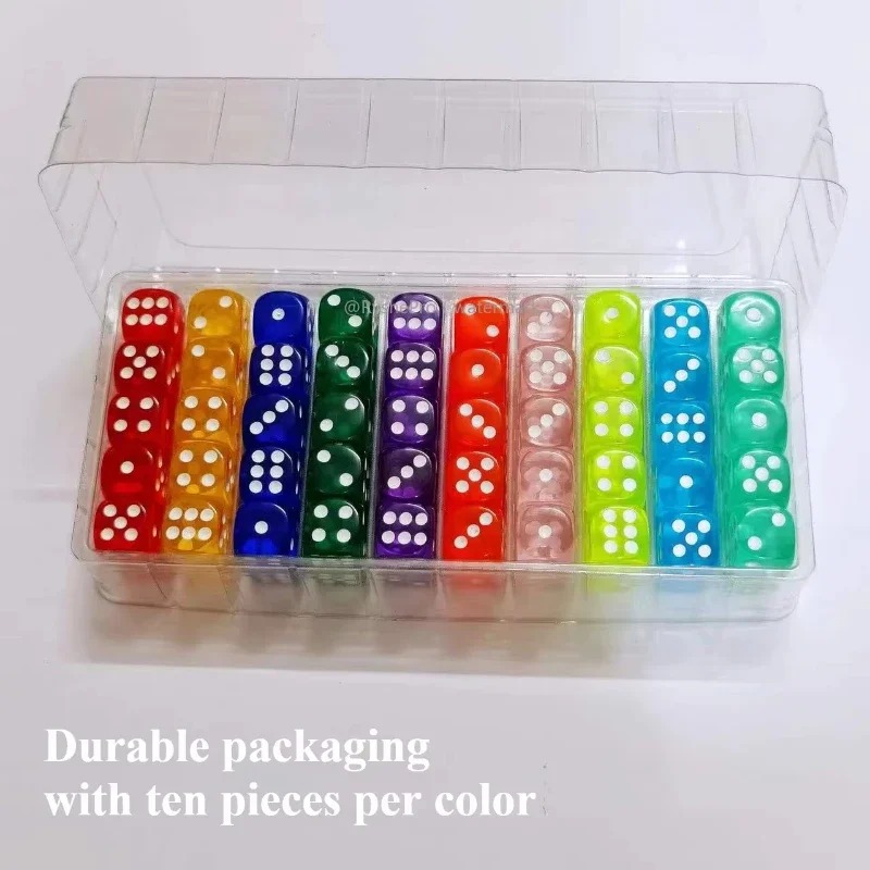 100 stuks gekleurde 14 mm acry - Board Game Digital recensie en prijs