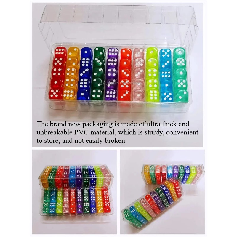 100 stuks gekleurde 14 mm acry - Board Game Digital recensie en prijs