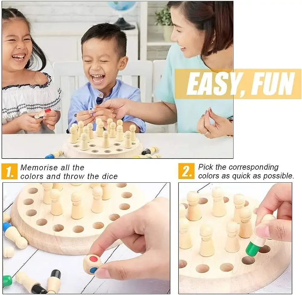 1PC Houten Memory Match Stick  - Board Game Anak recensie en prijs