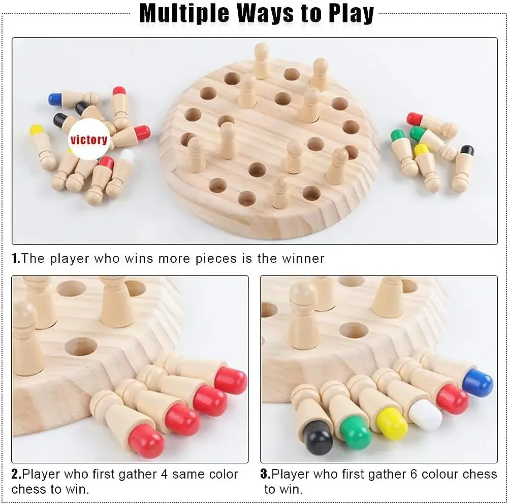 1PC Houten Memory Match Stick  - Board Game Anak recensie en prijs