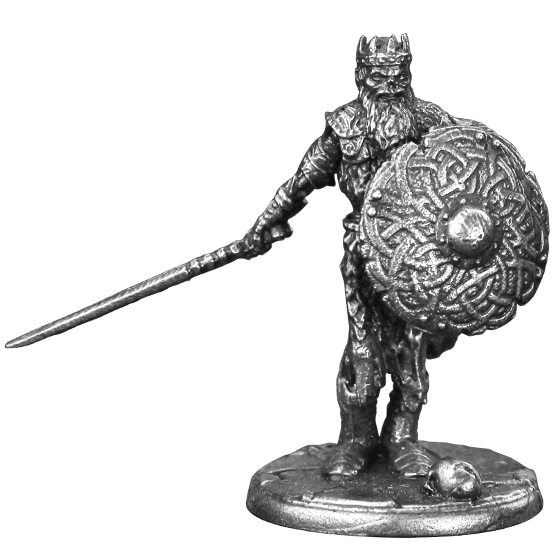 Viking Skull Warrior Corps Met - Board Game Vikings recensie en prijs