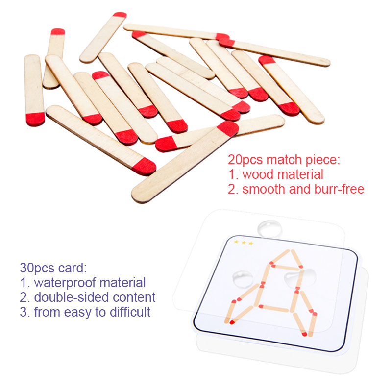 Montessori Matches Puzzels Spe - Board Game Anak recensie en prijs