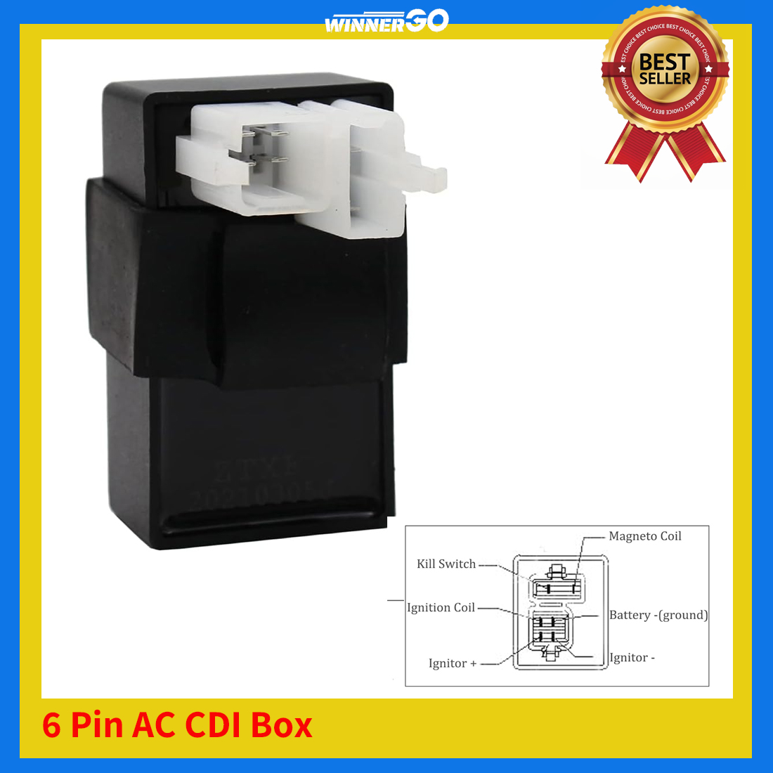 6-pins AC CDI-box voor Chinese - Board Game Go recensie en prijs