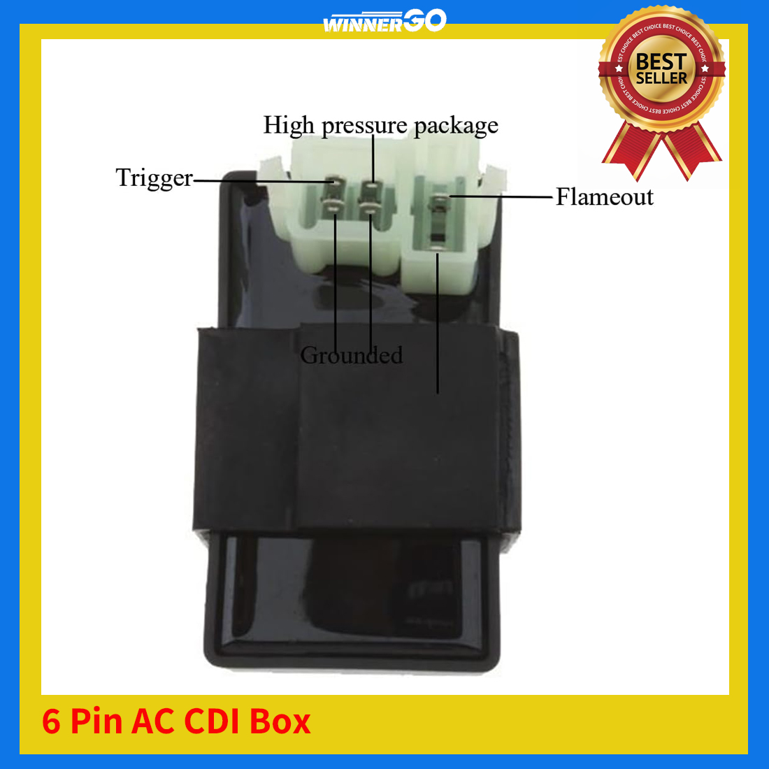6-pins AC CDI-box voor Chinese - Board Game Go recensie en prijs