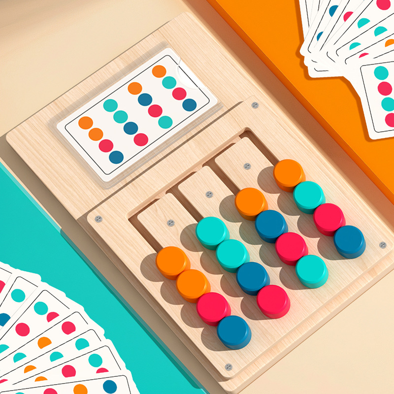 Montessori Kleur- en Vormmatch - Board Game Anak recensie en prijs